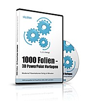 FUTURE PACE MEDIA 1000 Folien - 3D PowerPoint Vorlagen - Farbe: sky.blue (2016)