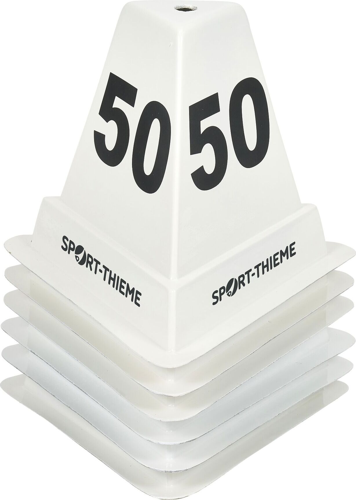 Sport-Thieme Wurfdistanz-Kästen "Diskus-, Hammer- und Speerwurf", Ziffern 25, 30, 35, 40, 45 und 50