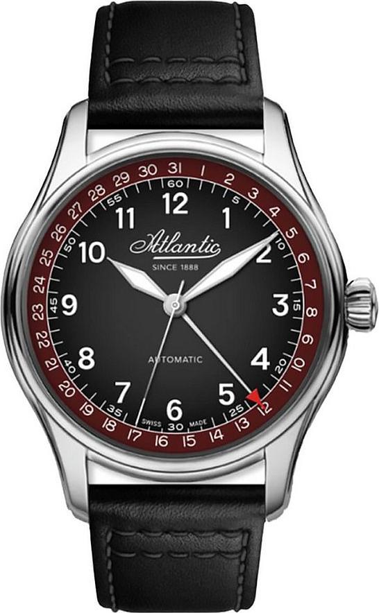 Uhr Atlantic Herren Schwarz atlantic-52782.41.93