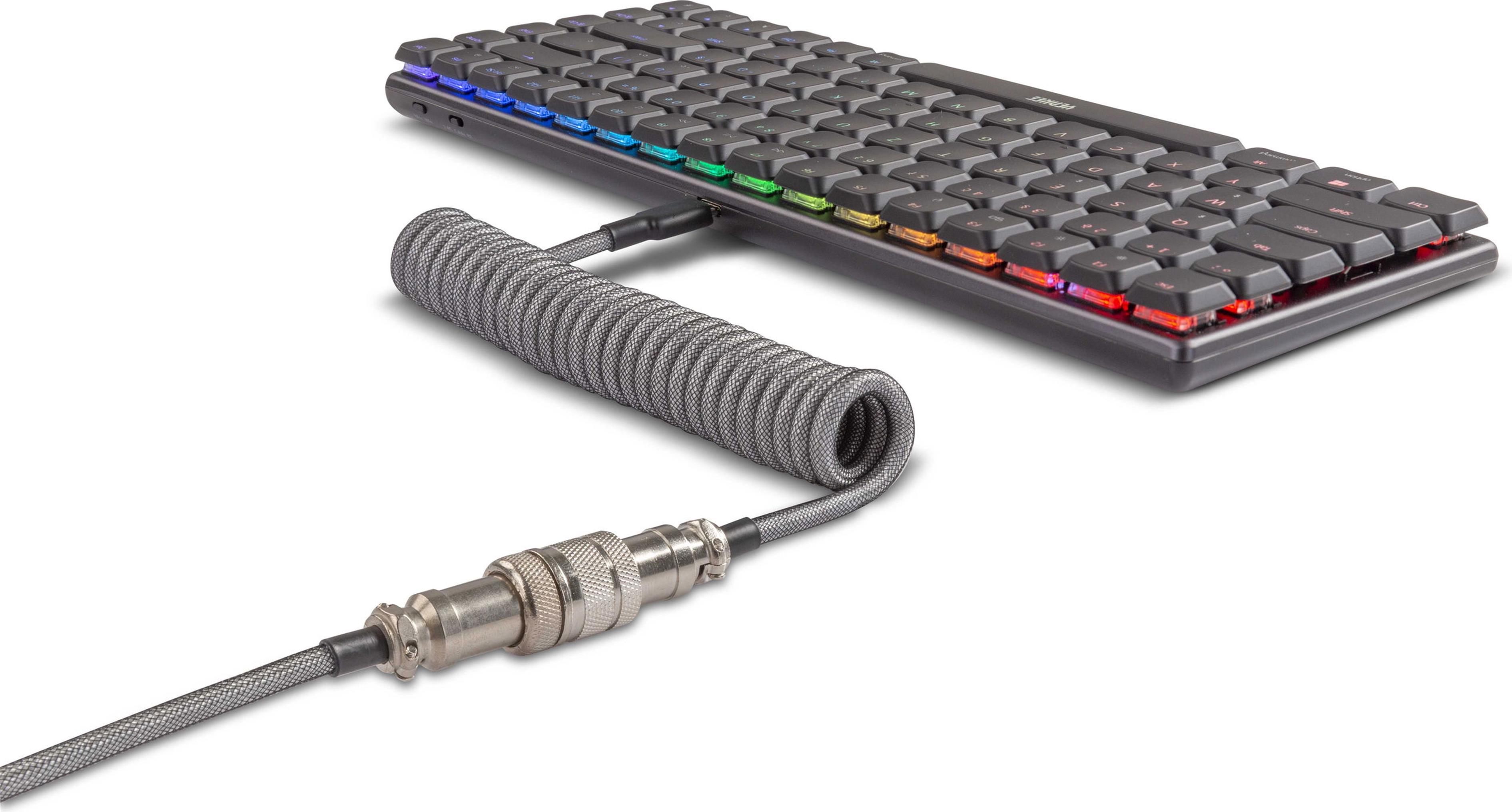 YENKEE GAMING YCU COIL GY Verdrilltes Kabel