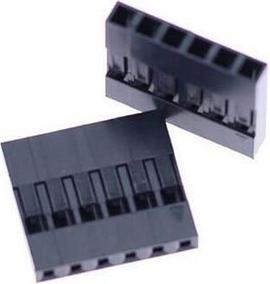 Funduino DUPONT Steckerhülse - 2.54mm - diverse Größen : siebenfach Ausführung: siebenfach