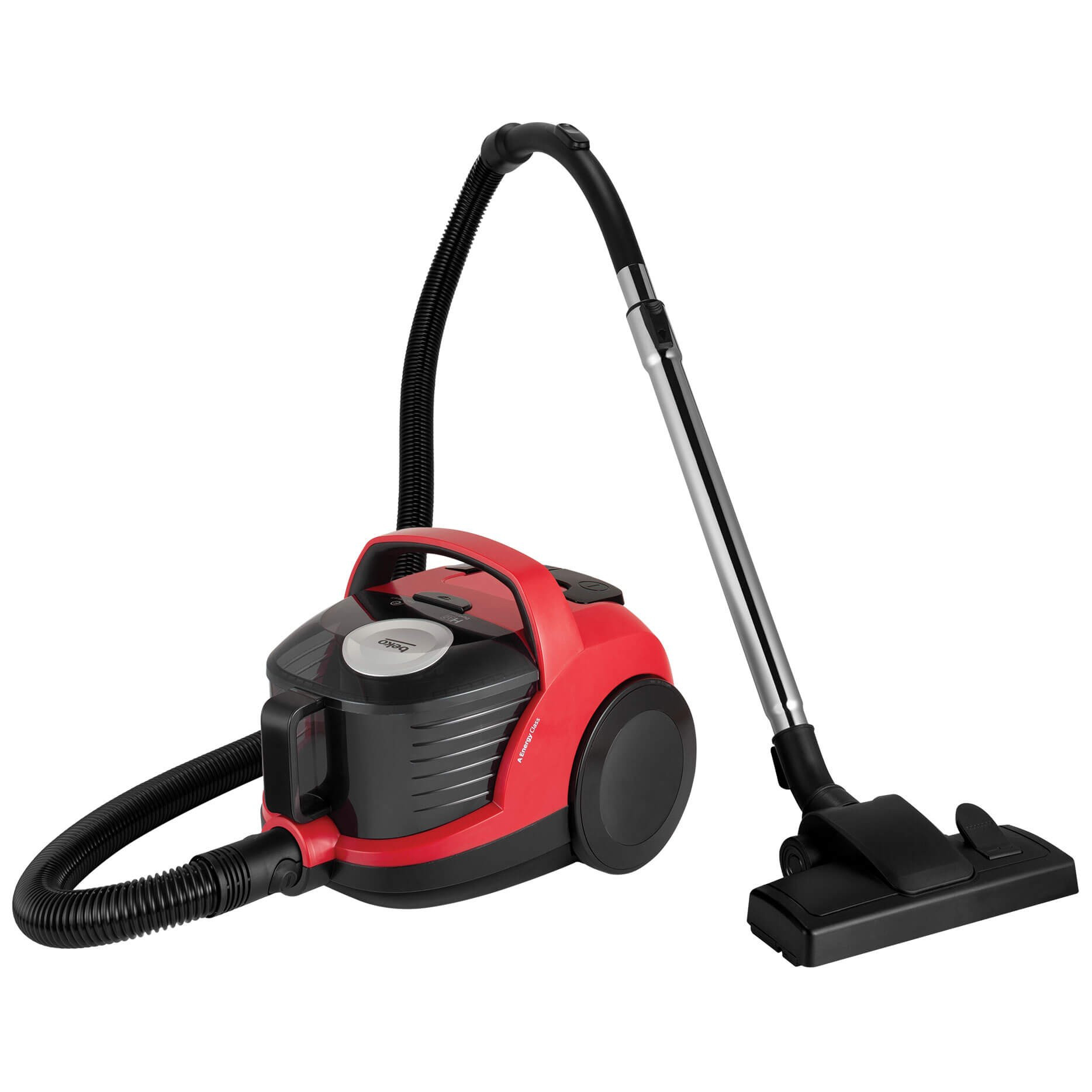 Bezvreckový vysávač Beko VCO32801AR, 800 W, Eco-cyclonic, Double Hepa filtrácia, červený