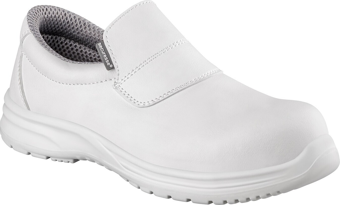 securesse Slipper niedrig S2 nach EN 20345:2011 S2 SRC weiß Größe 36 234023