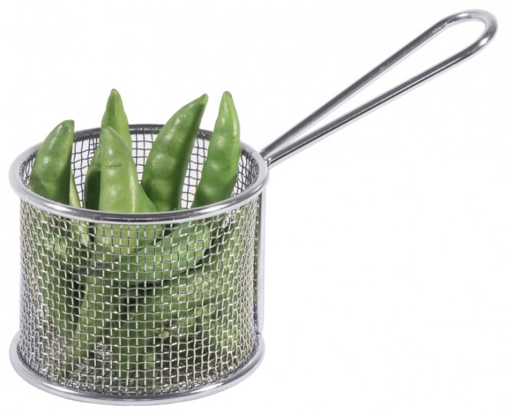Contacto Servier-Frittierkorb Ø8,5 cm Edelstahl 1146/090