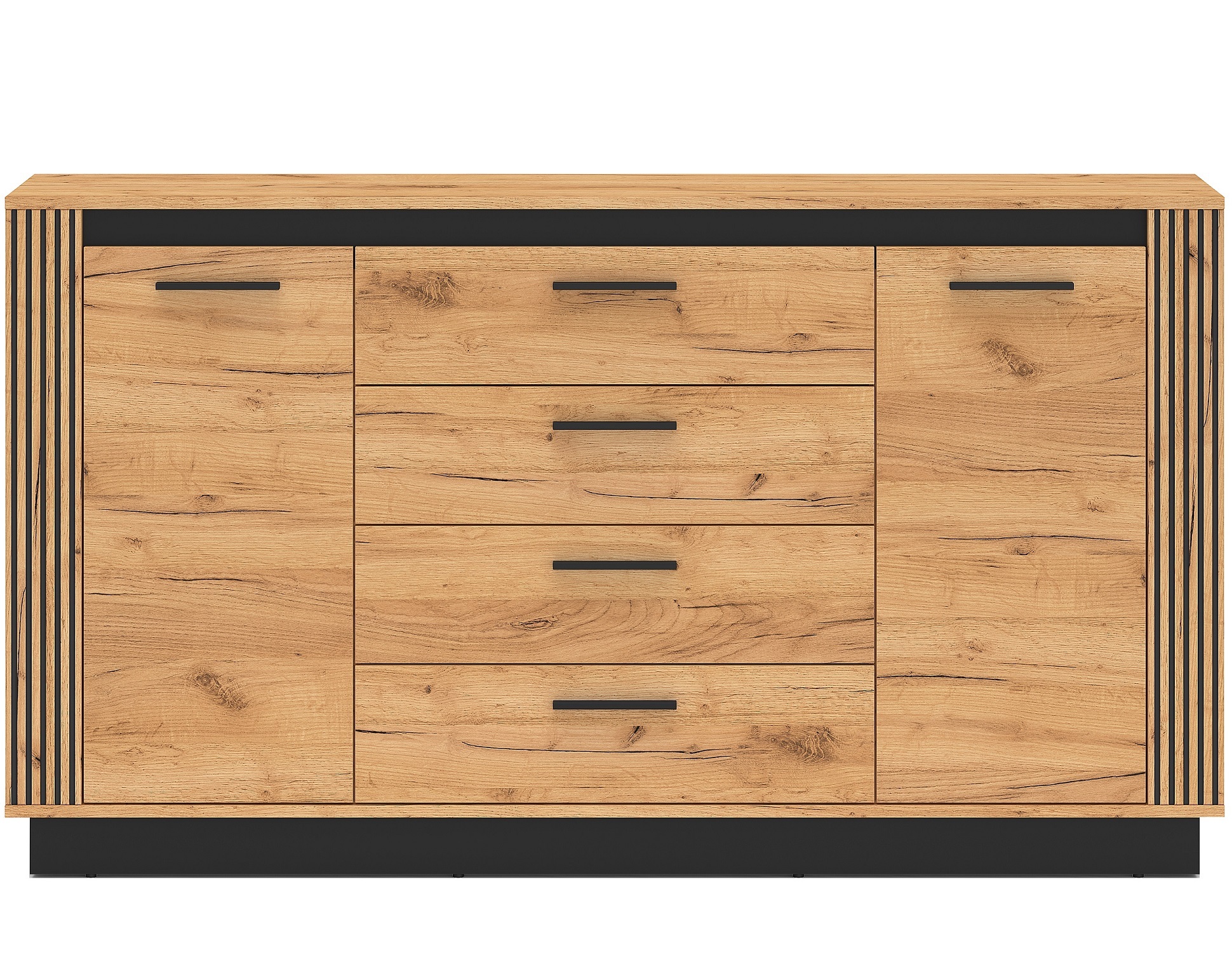 Kombikommode URSO 06 zweitüriges Sideboard mit Schubladen Esszimmer Flur