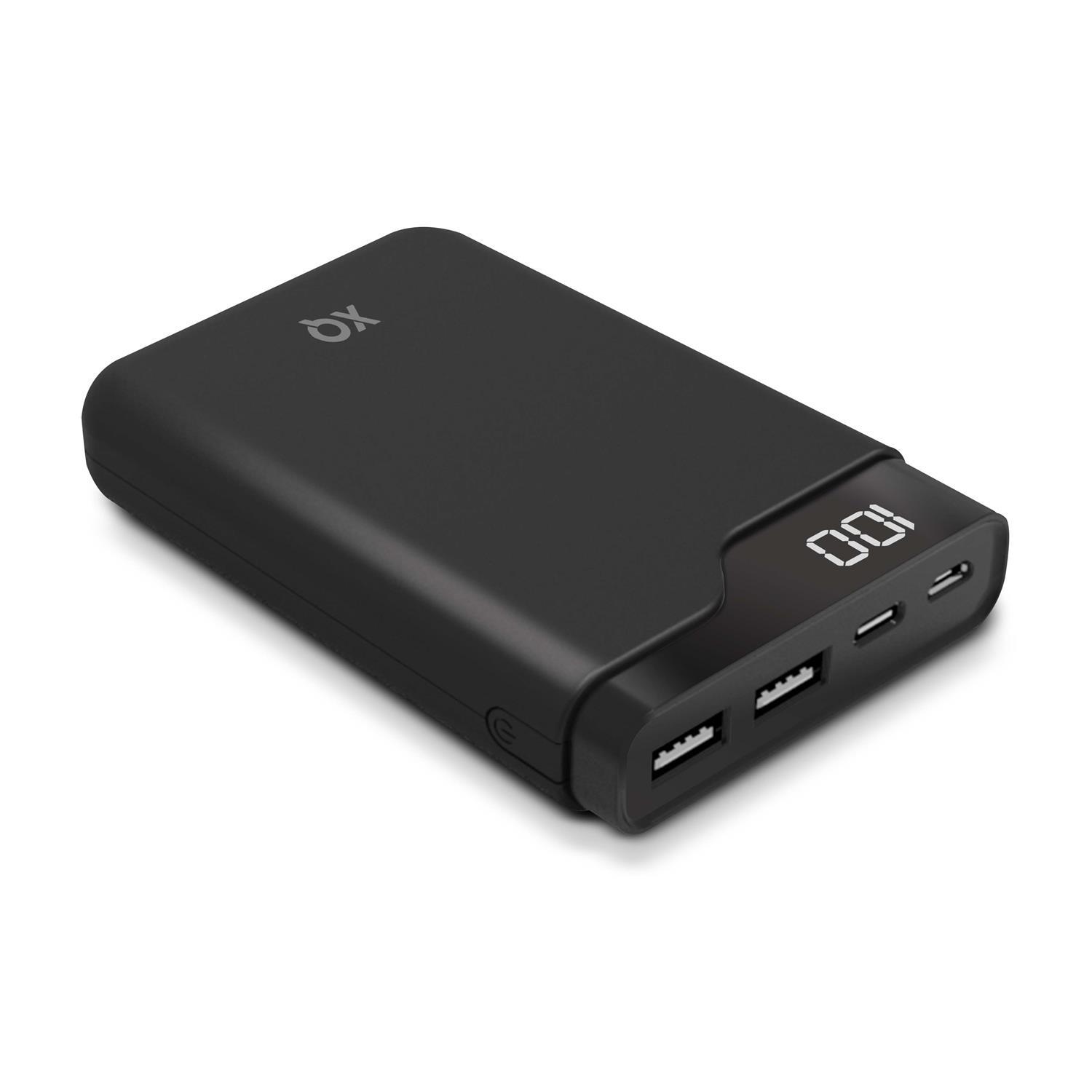 XQISIT NP Premium Powerbank 10000 mAh - Schwarz