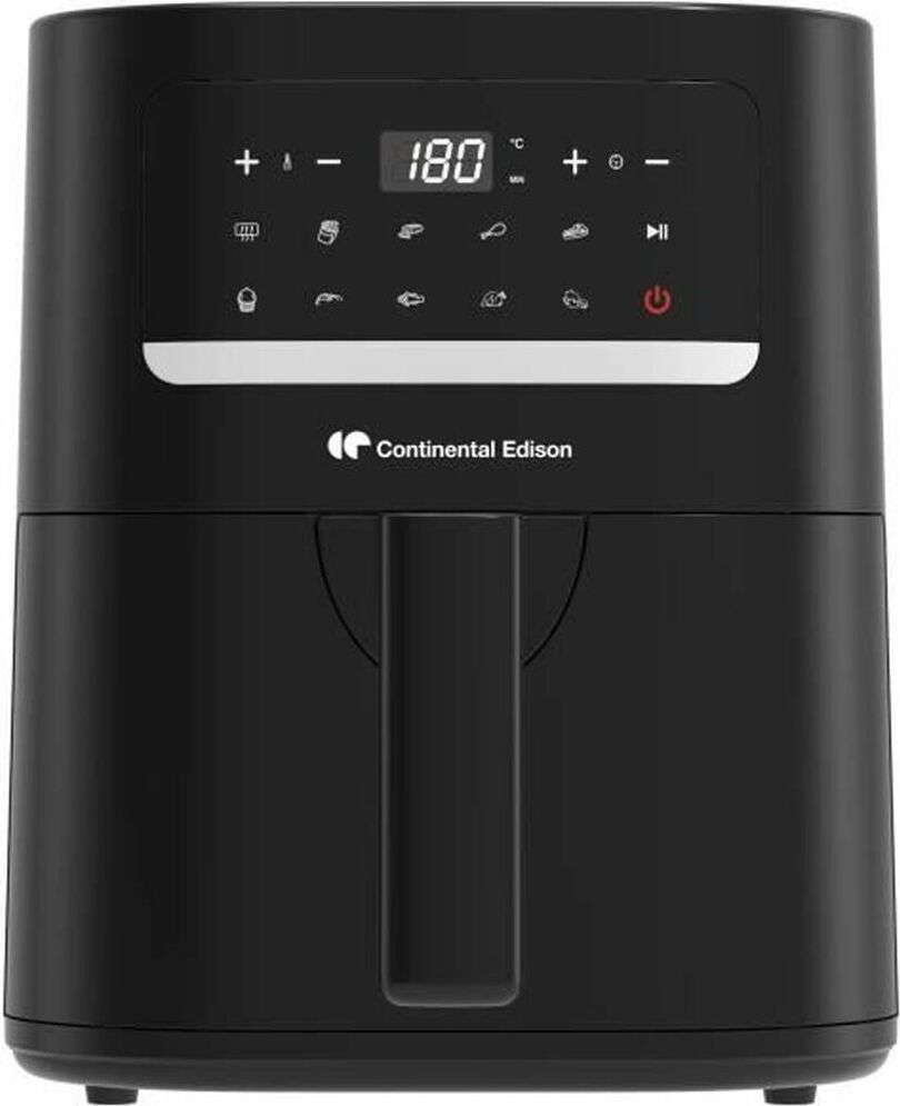 Fritéza bez oleja Continental Edison Black 1400 W 4,5 l