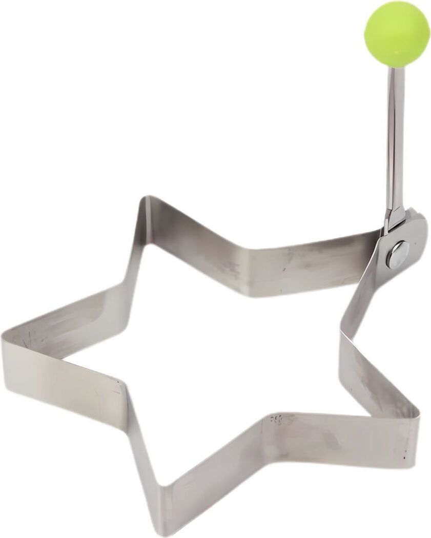 König Design Spiegeleiform Edelstahl Spiegeleier Ring Eier Form Pfannenring Pancakes Gemüse, Ausführung:Stern LA-SPIEGELEI-FORM-STERN