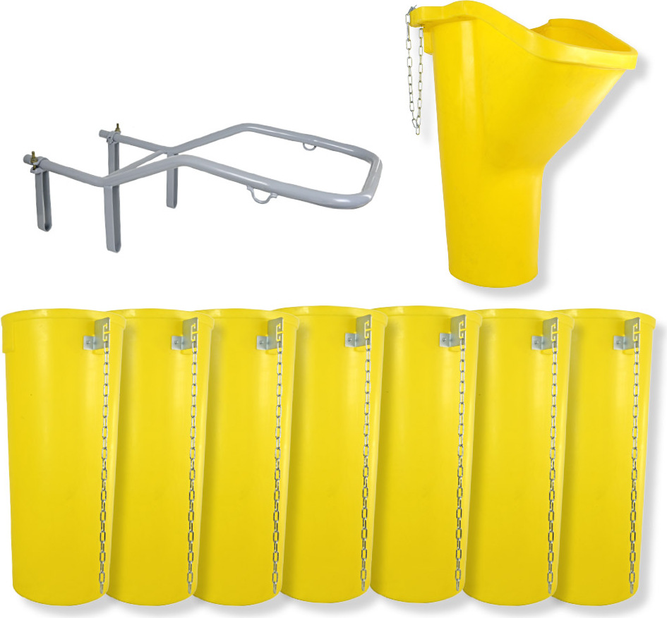 Profi Bauschuttrutsche Schuttrutsche Schuttrutschen Schuttrohr SET (9-tlg 8 m)