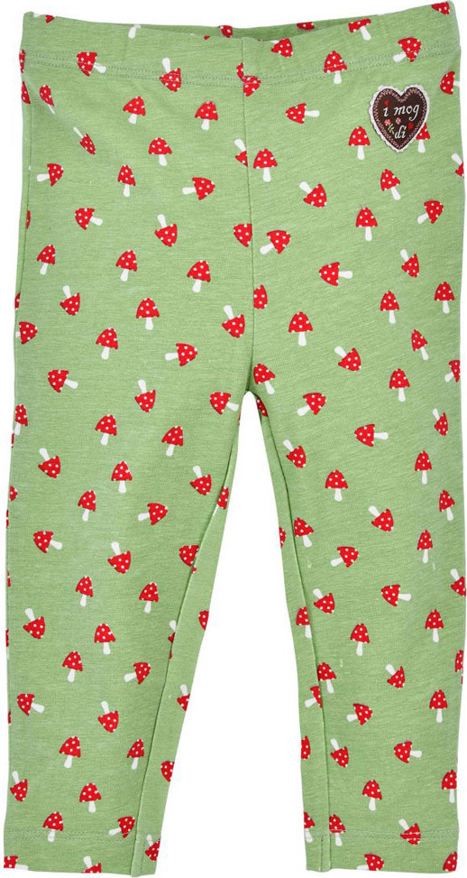 BONDI Baby Mädchen Leggings "Pilzallover" 86686 | Grün Größe: 74 86686-170