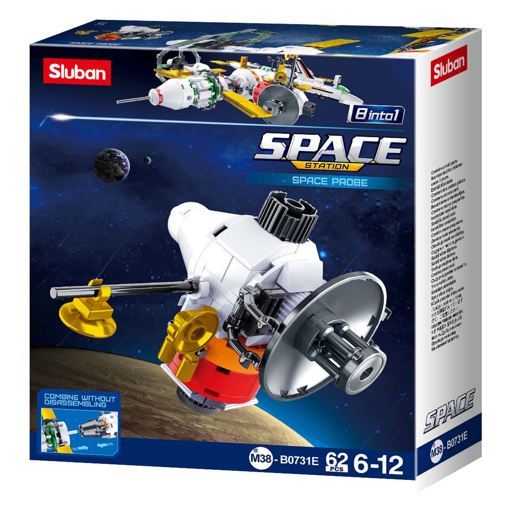 Sluban Raumsonde "Omega" (62 Teile) Bausteine SL07131