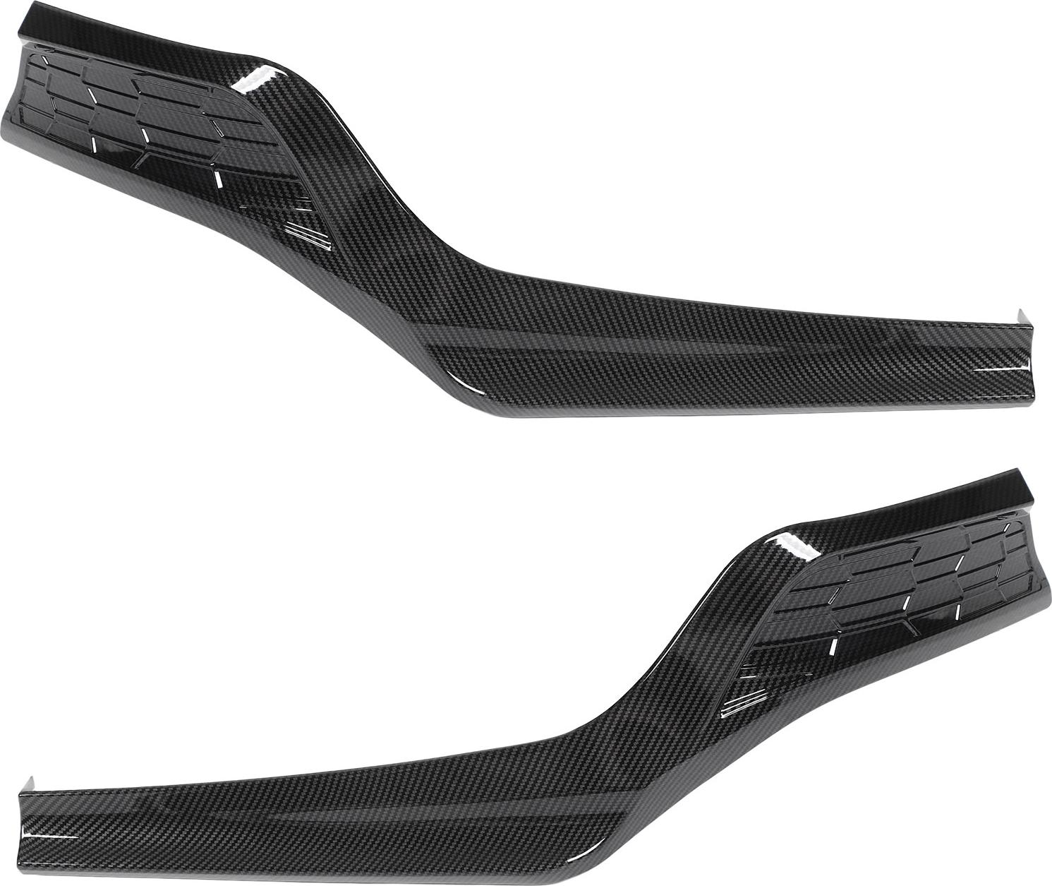 Gistuch 2 Stück Heckstoßstangenlippe links rechts Umschlingungswinkel Ersatz für Civic 11th 2022 und höher im Carbon-Stil