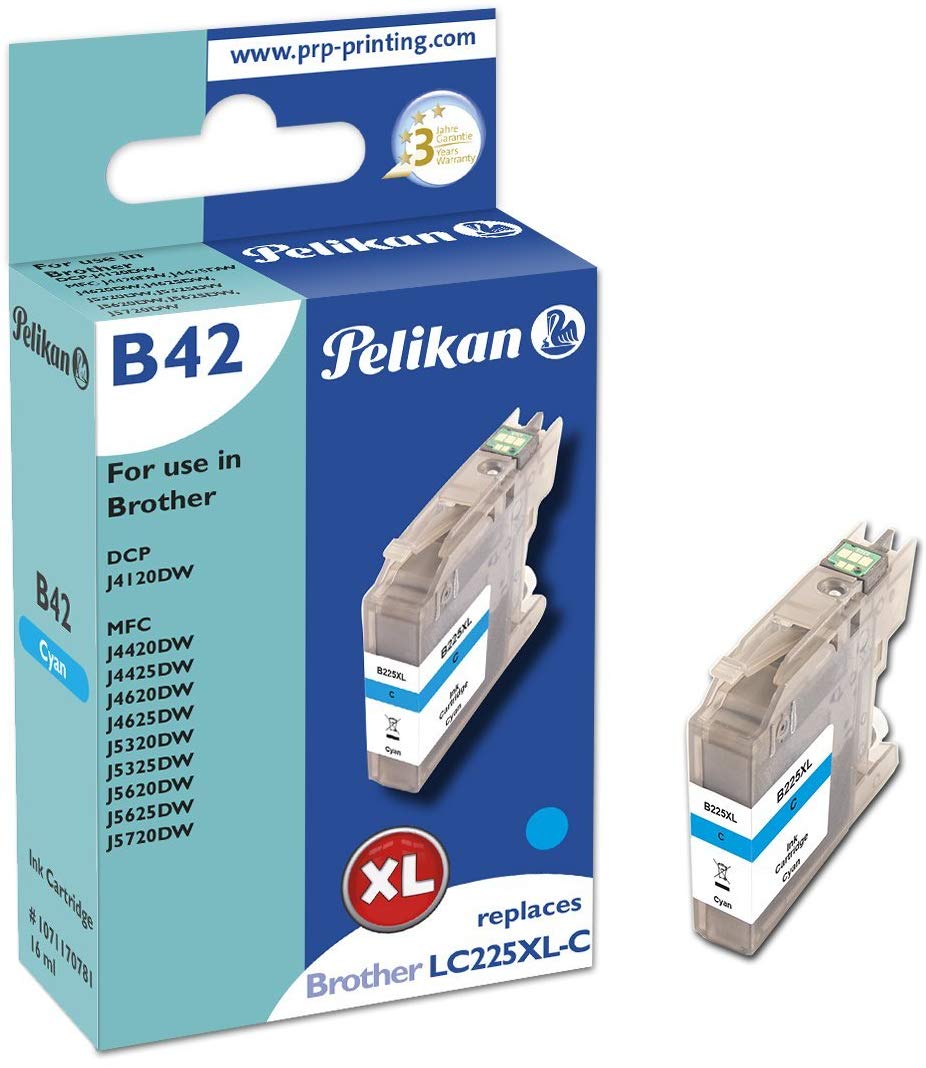 Pelikan B42 Cyan - vysoká (XL) výťažnosť - 1200 strán - 1 kus(y) - jedno balenie
