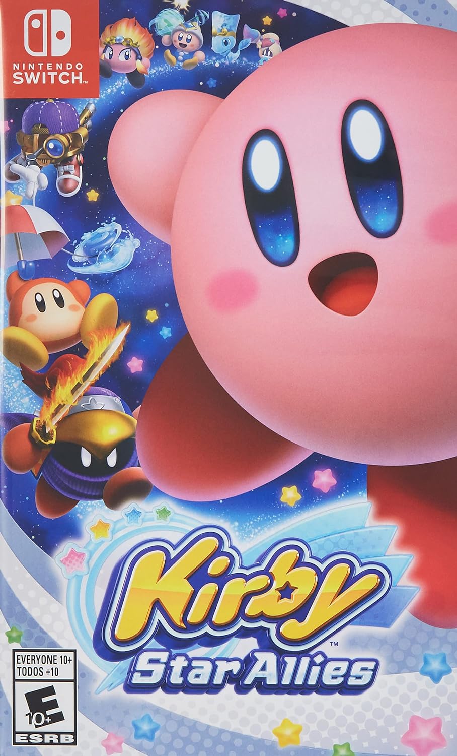 Nintendo Kirby Star Allies, Switch, Nintendo Switch, Režim multiplayer, E10 + (starší 10 rokov)