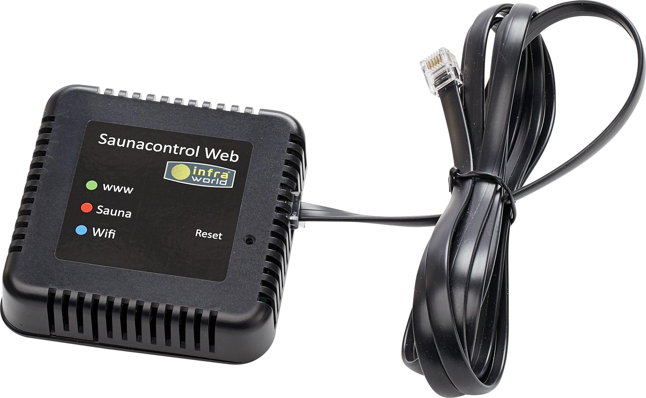 Infraworld Saunacontrol Web für Saunasteuerungen der Modellserie Saunacontrol T B6794