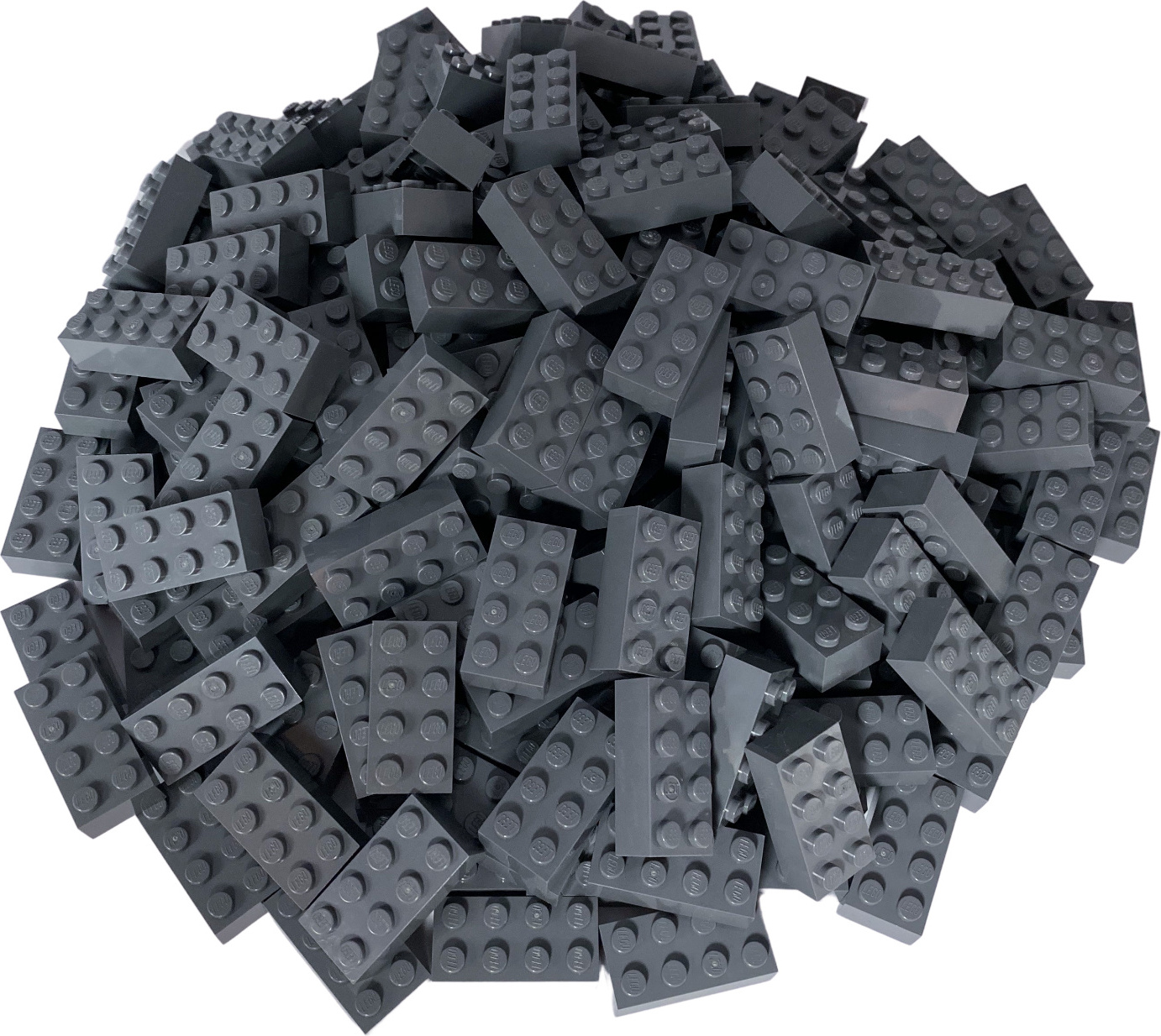 LEGO® 2x4 kocky Vysoké kocky Tmavo šedá - 3001 NEW! Množstvo 250x