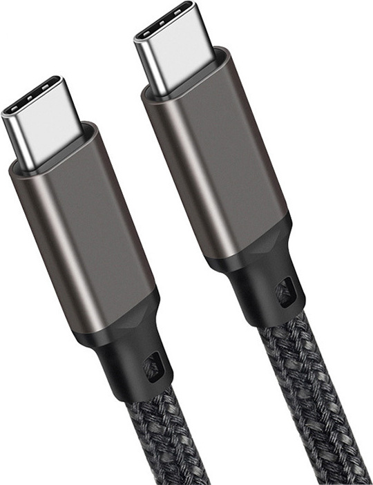 INF Rýchlonabíjací kábel USB-C na USB-C titán 1 m