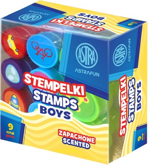 Dekorative Briefmarken AstraFUN Boys, 9 Stück, duftend, 334025014 undefiniert