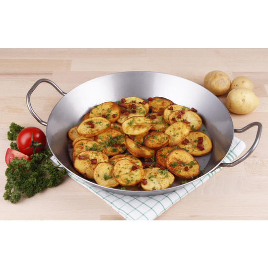 chg Eisenpfanne Ø 24 cm Eisen-Bratpfanne Pfanne (SET 253-62)