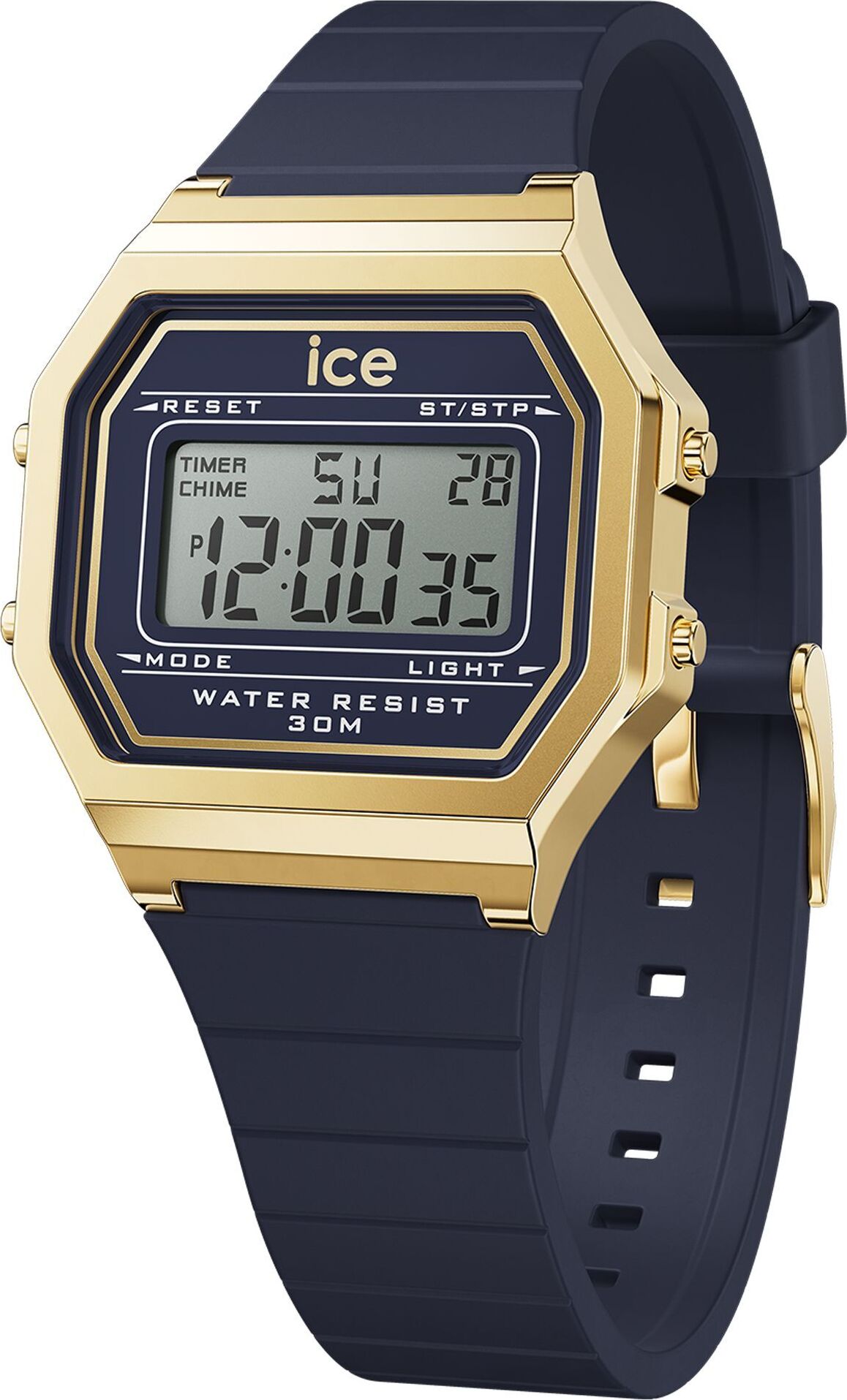 Hodinky Ice-Watch 022068 ICE digit retro Twilight Small Uhr Datum Alarm blau
