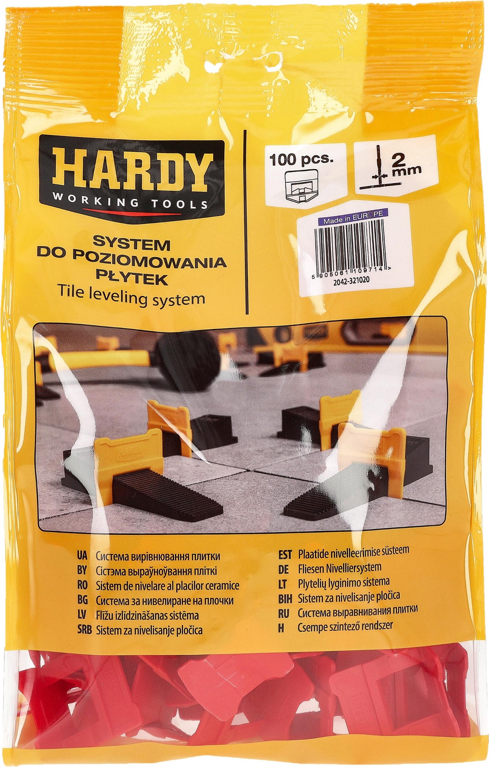 KAEM Hardy Nivelliersystem-Clips 2 mm, 100 Stück