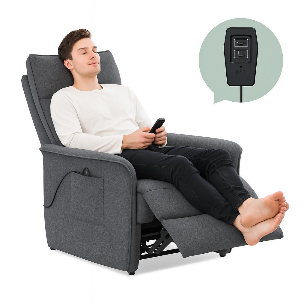 FLEXISPOT Fauteuil Relaxant 72x69x35cm Lit Convertible Dossier, Chaise