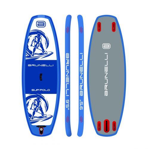 Brunelli SUP POLO BOARD iSUP Stand Up Board nafukovací Allround Team Board modrý