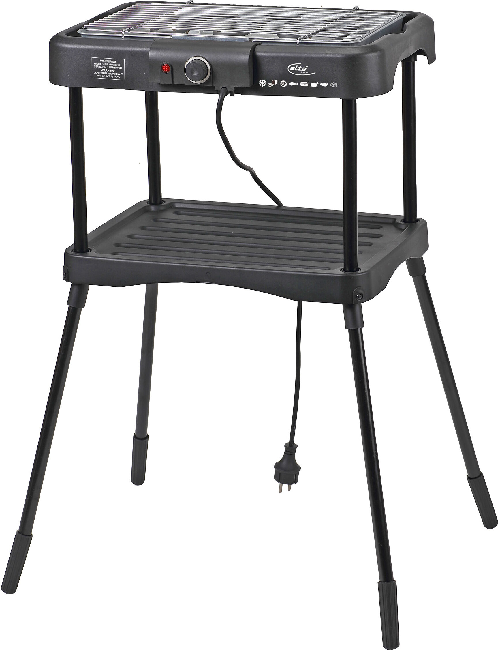 Elta Elektrický stojanový gril STG-3000 Elektrický gril Balkónový gril Stolný gril 2000W