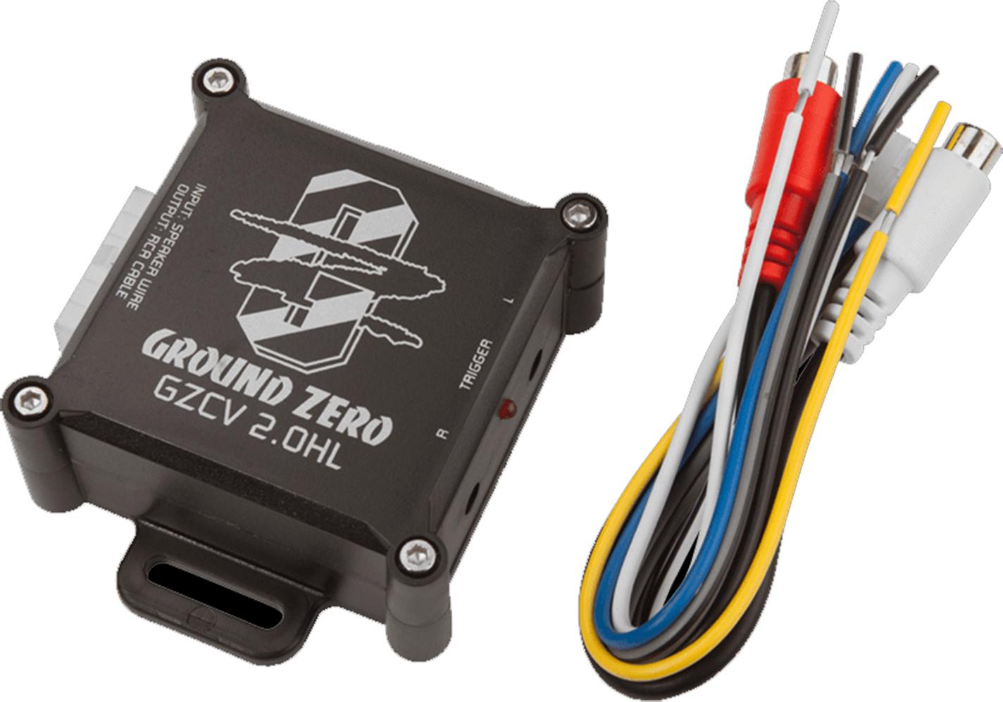 Ground Zero - GZCV 2.0HL - High-Low Wandler 2-Kanal mit Remote-Erzeugung GZCV2.0HL