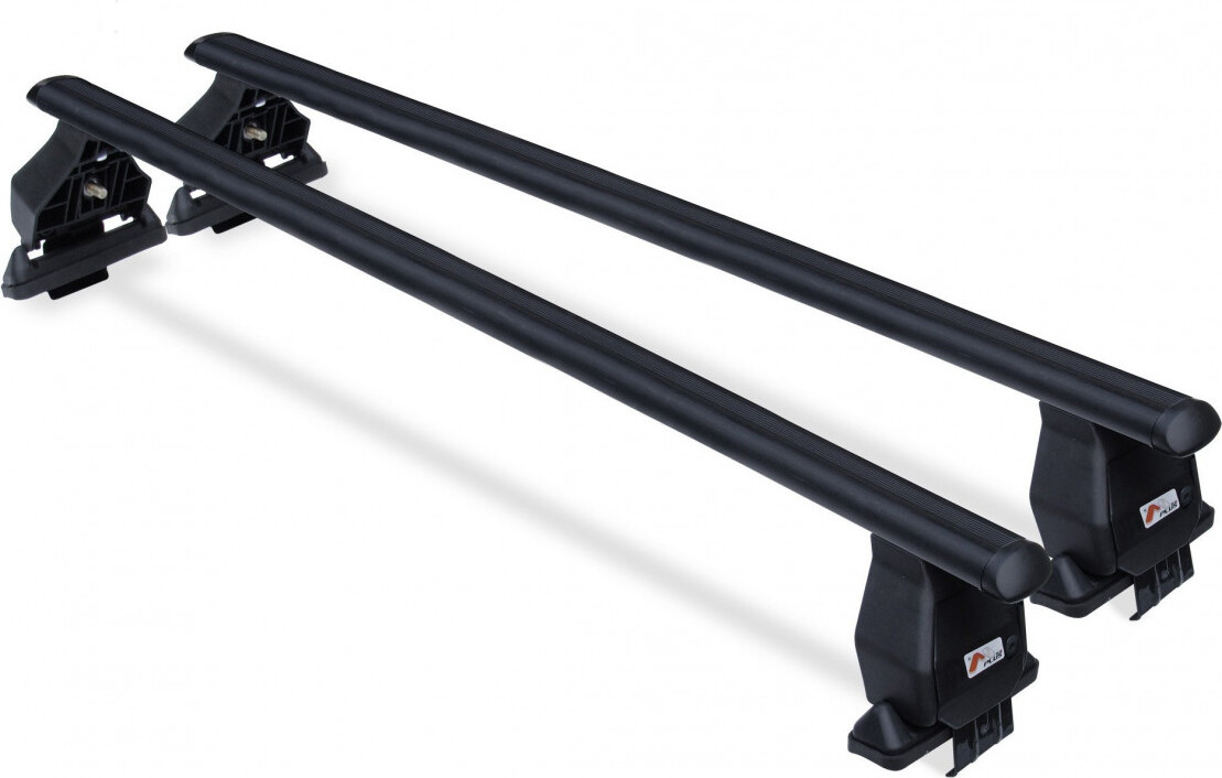 Menabo Tema | Dachträger Perodua - Myvi ab 2005 - Stahl - Länge 130 cm - Tragkraft 50 kg - 2er-Pack