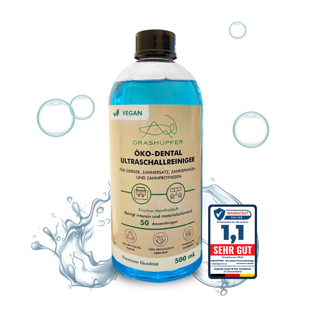 CHEMICS Ultraschallreiniger Konzentrat – 1 Liter, Biologisch Abbaubar, Für Schmuck, Brillen Und Mechanik