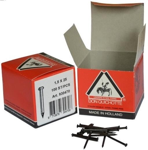 WT WINTECH a.s. DQ Gehärteter Betonnagel PH 2,0x25mm - Don Quichotte - Packung mit 100 Stück