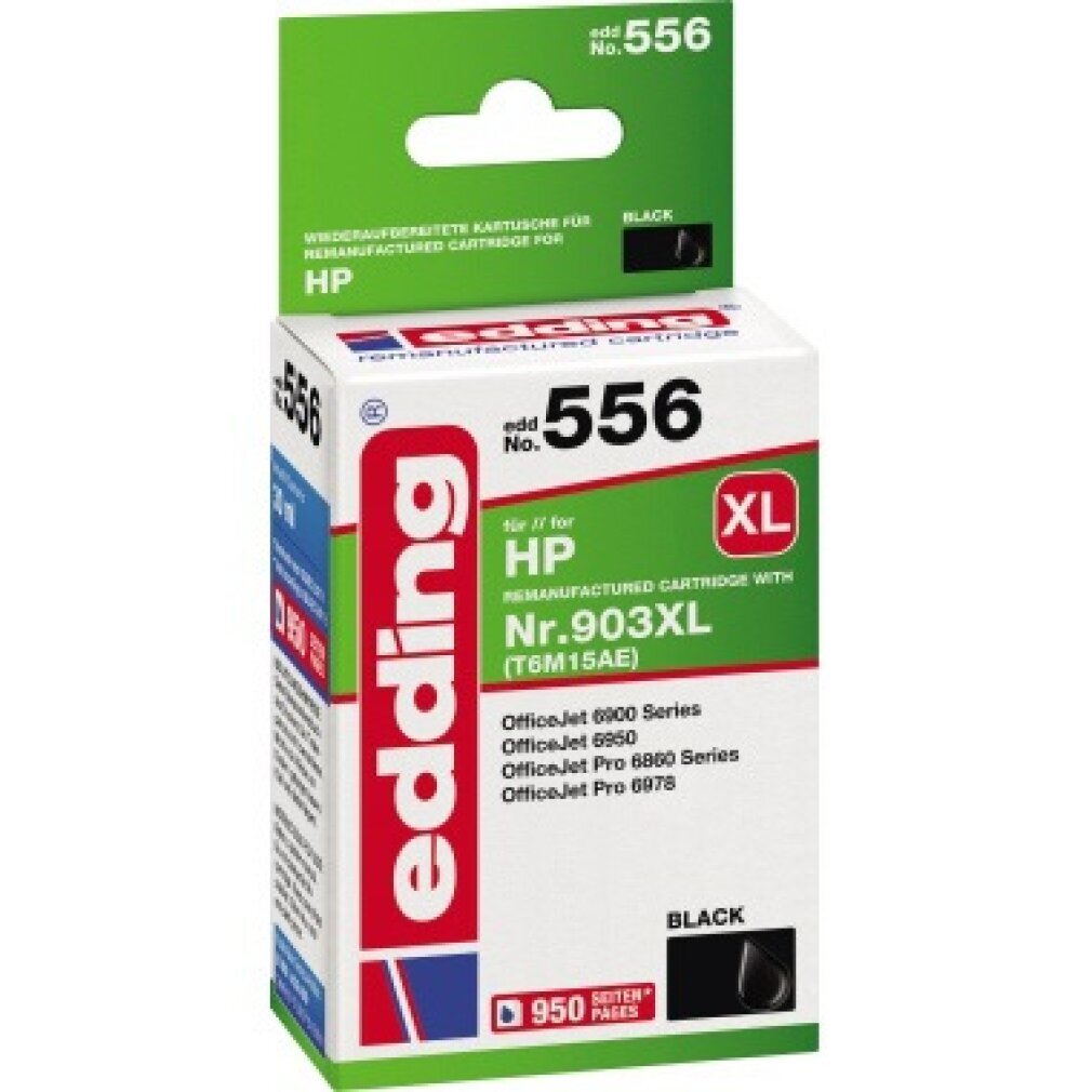 Edding EDD-556, Čierna, 30 ml, 1 kusov, Balenie po jednom kuse