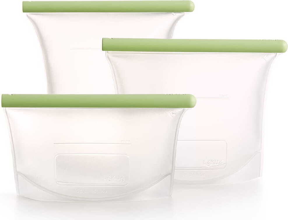 Lékué Wiederverwendbare, luftdichte Beutel - 3er-Set. / Lekue 3400800SURU004-VERDE
