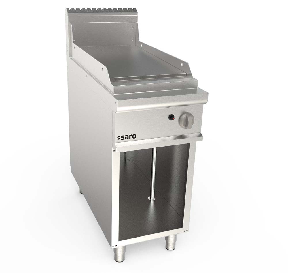 Plynový gril Saro 400Mm široký voľne stojaci spotrebič Hladký model Lq / Ftg2Bal