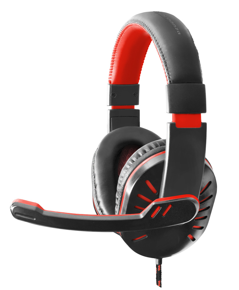 Esperanza GAMING HEADSET CROW RED KMD-10478
