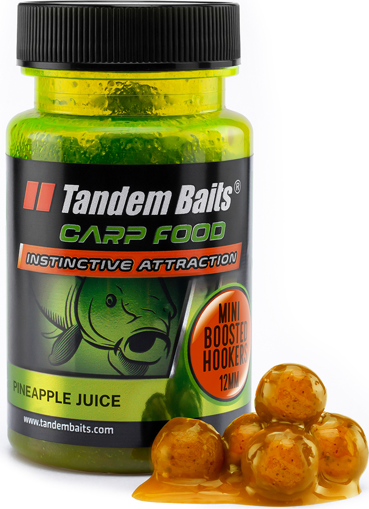 Tandem Baits Carp Food Mini Boosted Hookers - Hakenköder 12mm/50g Ananassaft 17560