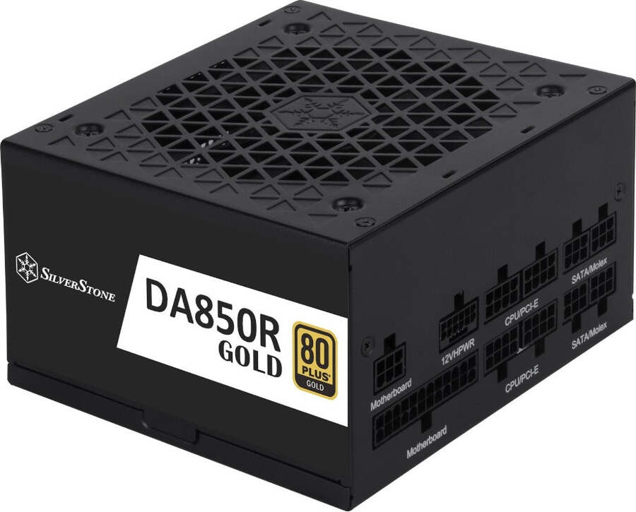 Silverstone DA850R Gold, 850 W, 90 - 264 V, 47 - 63 Hz, Aktiv, 110 W, 846 W SST-DA850R-GM