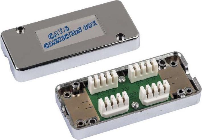 WP WPC-ACB-6F, Blok 110/Krone, Cat6, Nerezová oceľ, Biela, EIA/TIA 568 A & B