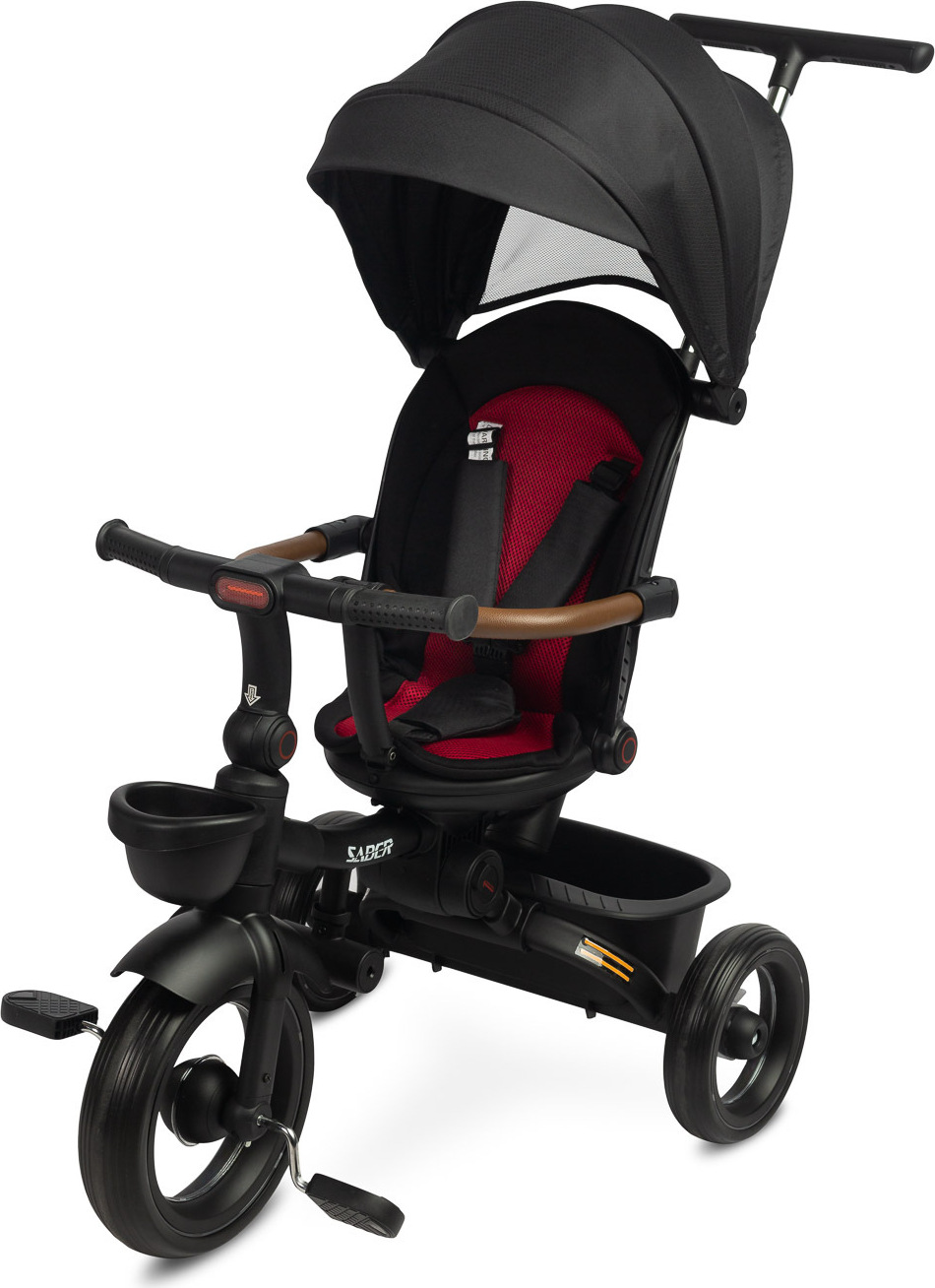 TOYZ 3-Rad-Fahrrad Kinder Saber Kleinkind-Fahrrad Kleinkind-Dreirad - Rot