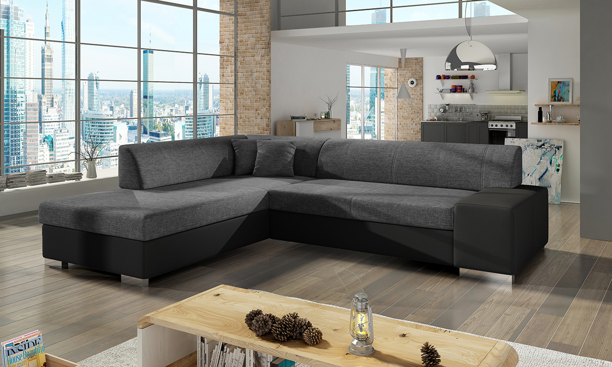 OXM Ecksofas Porto soft 11, savana 05 278 x 74 x 217 cm PORTO_I_LEWY