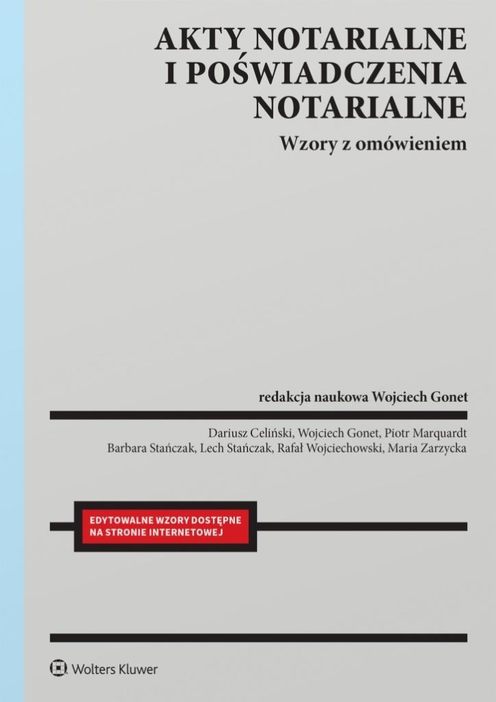Wolters Kluwer Notarielle Urkunden und notarielle Beglaubigungen – Wojciech Gonet