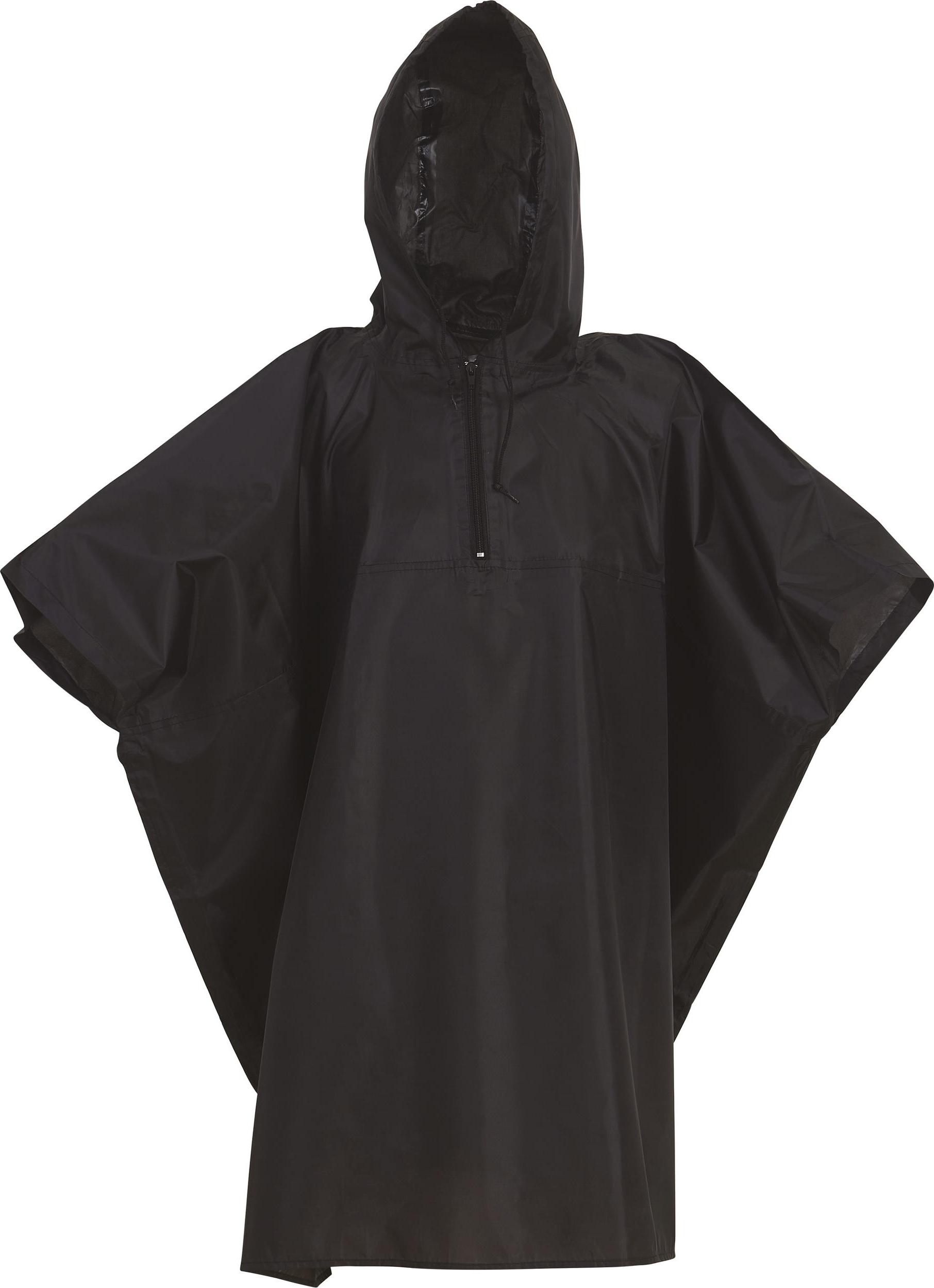 YOKO Poncho Leichtgewicht mit verschweißten Innennähten und 1/4-Reißverschluss YHVS470_58892_58886
