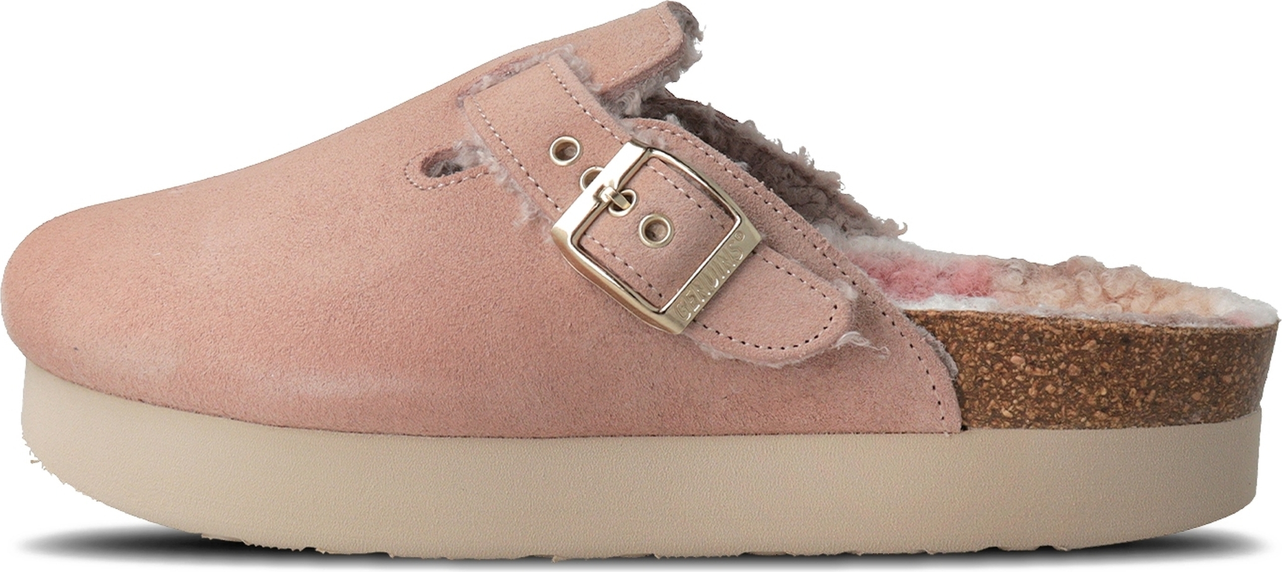Genuins Riva Velour Rosa Veloursleder Größe: 37 Schmal G104017