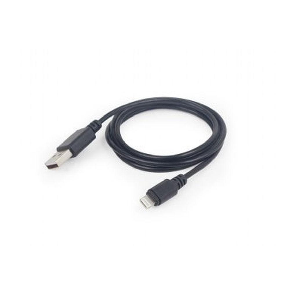 gembird USB-Synchronisierungs- und Ladekabel, schwarz, 1 m CC-USB2-AMLM-1M