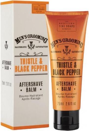 Scottish Fine Soaps Pánsky balzám po holení - Čierne korenie a ostropestrec 75ml