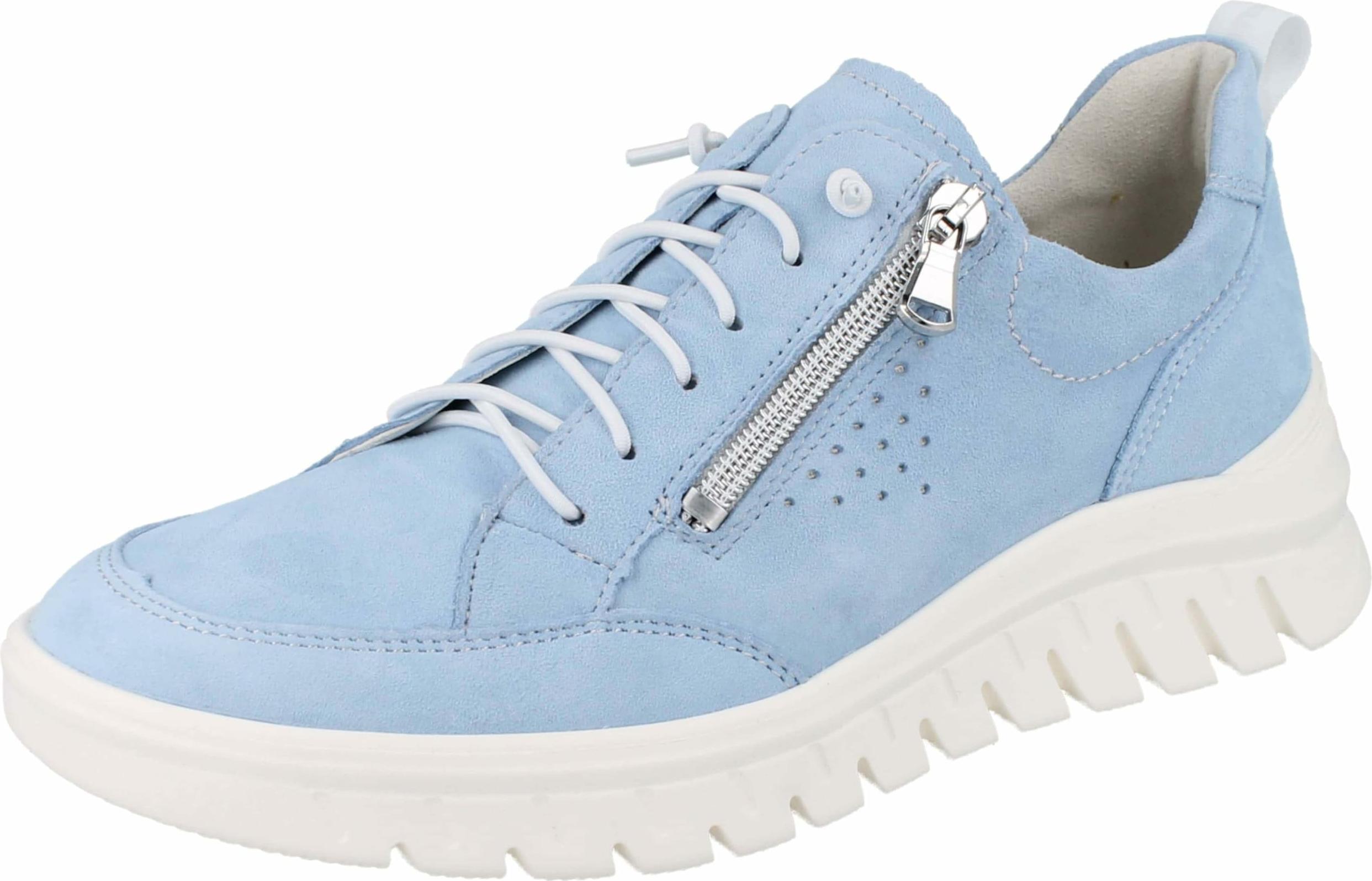 Waldläufer samtziege Sneaker hellblau in Gr. 38 S24-0269421