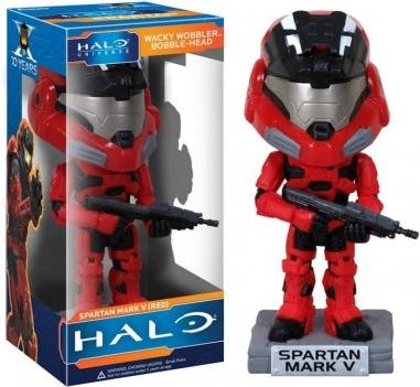 FUNKO WACKY WOBBLER KNOCKER BOBBLE HEAD HALO UNIVERSE RED SPARTAN CARTER NEU!! Funko