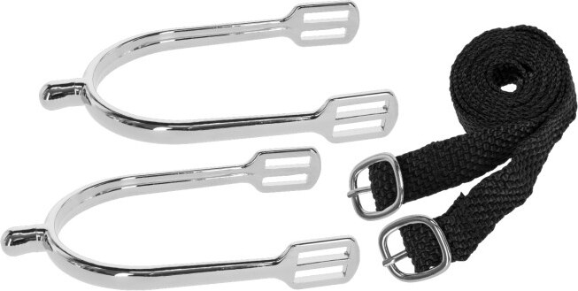 Kerbl Covalliero Sporen mit Sporenriemen für Damen, Größe:ONE NEW-54818