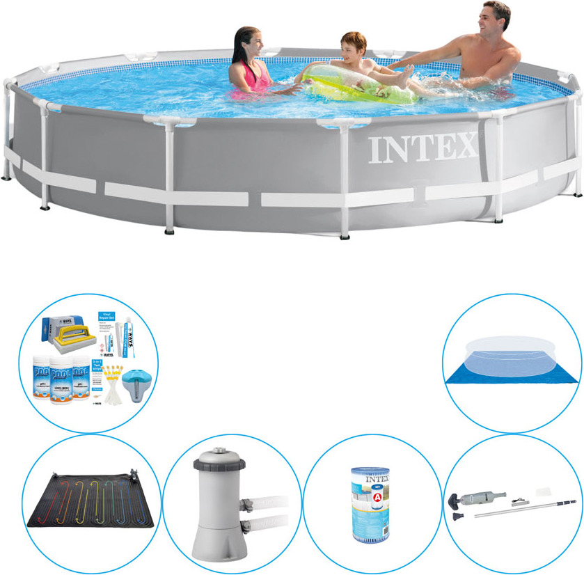 Rám Intex Prism Round 366x76 cm - 7 dielov - Bazénová ponuka